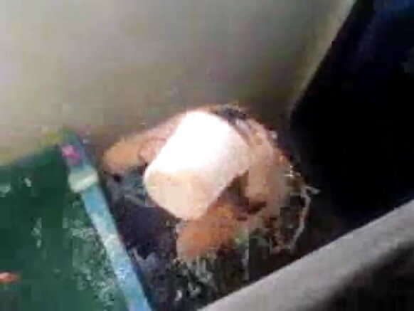 Wajakazi wawili wanaonyesha Shower Voyeur Shower katika onyesho la kuvutia